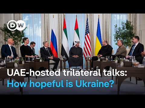 Donbas region at the center of Abu Dhabi negotiations | DW News