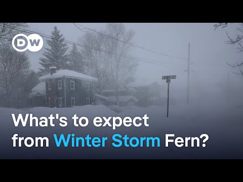 Winter Storm Fern to stretch from Texas to mid-Atlantic states | DW News