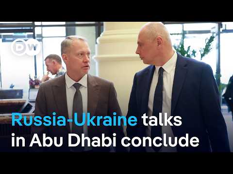 Russia-Ukraine talks in Abu Dhabi conclude after heavy Russian overnight strikes | DW News