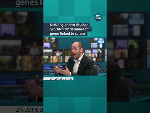 NHS England to develop ‘world-first’ database for genes linked to cancer #itvnews #cancer #nhs