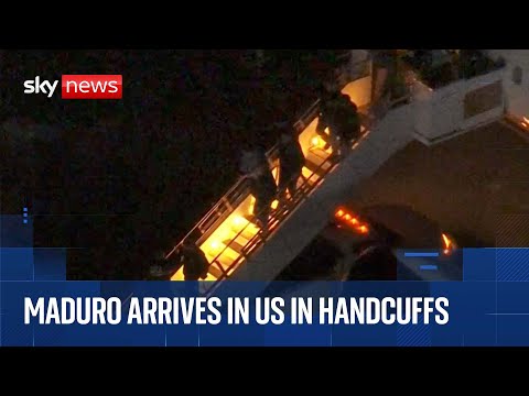 Maduro lands in New York after being ‘captured’ by the US