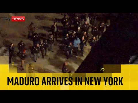 BREAKING: Venezuelan President Nicolas Maduro arrives in New York after his capture by US troops