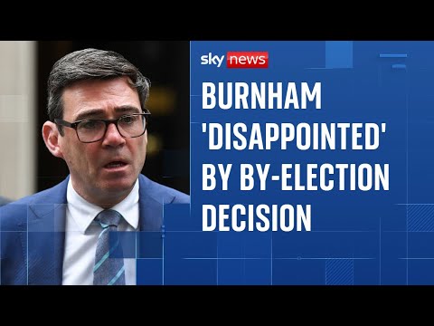 Labour defends blocking Andy Burnham’s by-election bid