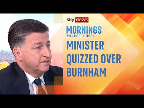 Minister quizzed over Burnham being blocked by Labour’s NEC to run in by-election