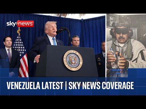 Trump says US will run Venezuela until transition can take place | Sky News coverage & analysis