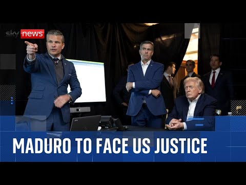 Maduro on US soil to face drugs and weapons charges