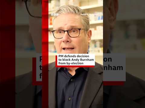 UK PM Keir Starmer said allowing Burnham to run would “divert” resources from elections. #BBCNews