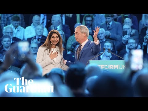 Former Tory home secretary Suella Braverman defects to Reform UK – watch live