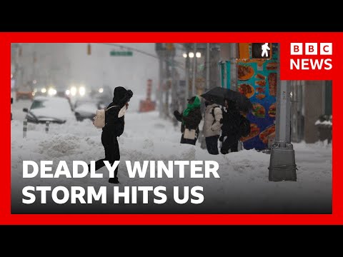 At least 14 dead as winter storm sweeps across US | BBC News