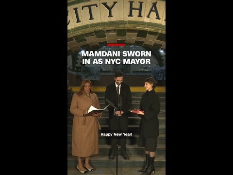 Mamdani sworn in as NYC mayor