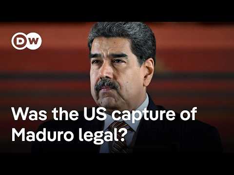 Capture of Maduro and Trump’s claim that the US will run Venezuela raise legal questions | DW News