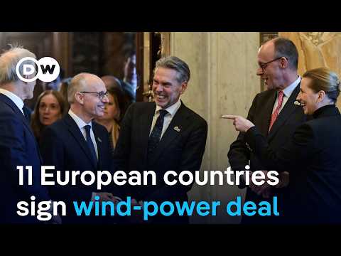 11 European states commit to joint wind-power projects | DW News