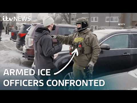 Inside a Minneapolis ICE raid in wake of Alex Pretti shooting | ITV News