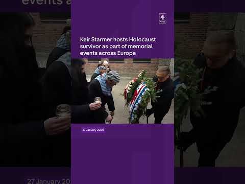 Starmer hosts Holocaust survivor as part of memorial events across Europe