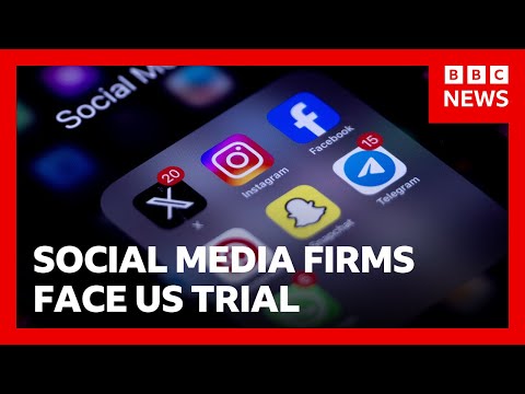 Social media firms face landmark trial in US | BBC News