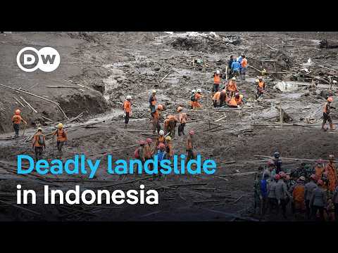 Deadly Indonesian landslide leaves dozens missing | DW News