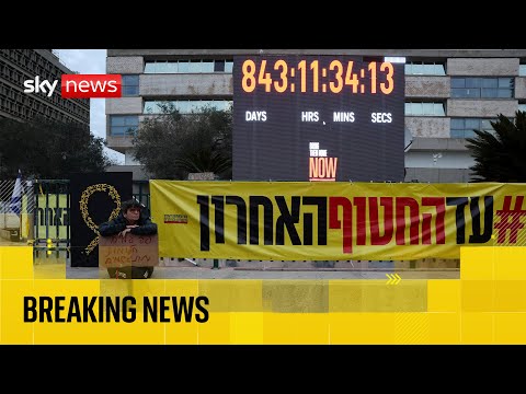 Countdown clock in Hostages Square switched off after final hostage returned to Israel