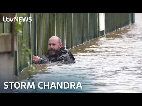 How Storm Chandra has made its way through the UK | ITV News