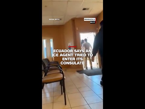 Ecuador says an ICE agent tried to enter its consulate