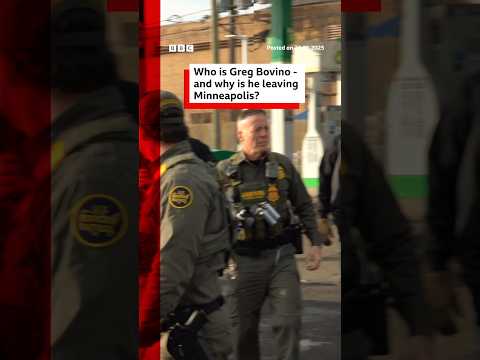 Who is Greg Bovino and why is he leaving Minneapolis? #Minneapolis #BBCNews