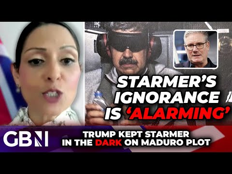 ‘ALARMING!’ Starmer HUMILIATED as Britain completely in the dark over Trump Maduro capture