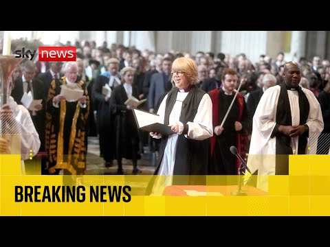 Dame Sarah Mullally becomes Archbishop of Canterbury in formal ceremony at St Paul’s Cathedral