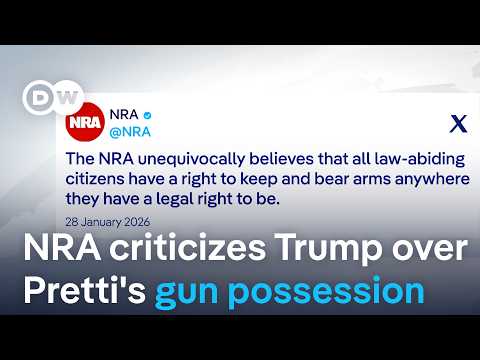 How Alex Pretti’s possession of a firearm divides Trump’s gun-loving MAGA base | DW News