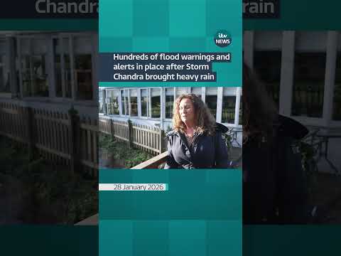 Hundreds of flood warnings and alerts in place after Storm Chandra brought heavy rain