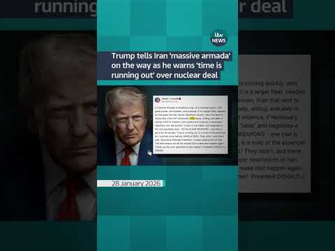 Trump tells Iran ‘massive armada’ on the way as he warns ‘time is running out’ over nuclear deal