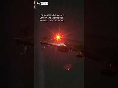 British Airways plane loses tyre during takeoff