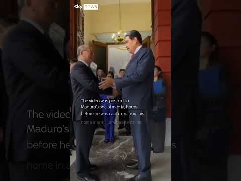 Maduro seen hosting Chinese envoy hours before US capture