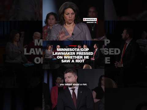 Minnesota GOP lawmaker pressed on whether he saw a riot