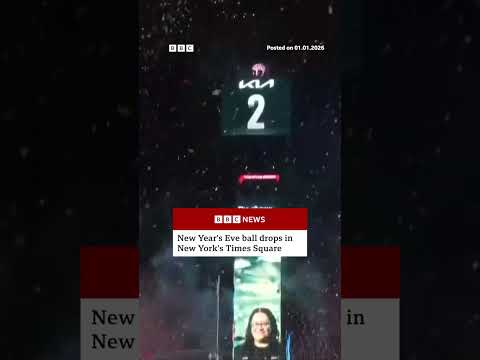 New York welcomes in 2026. #NewYear #NewYork #BBCNews