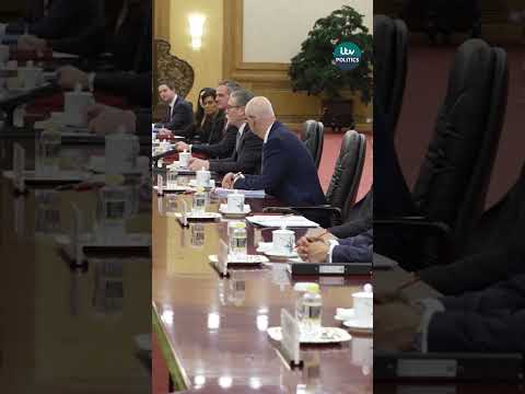 PM Starmer tells President Xi he’s pleased to visit China