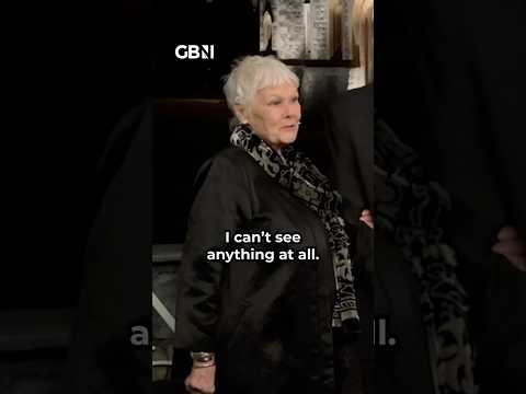 Heartbreak for Judi Dench as British cinema star says: “I can’t see anything at all” 💔
