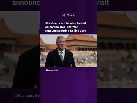 UK citizens to visit China visa-free