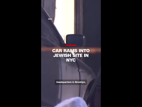 Car rams into Jewish site in NYC