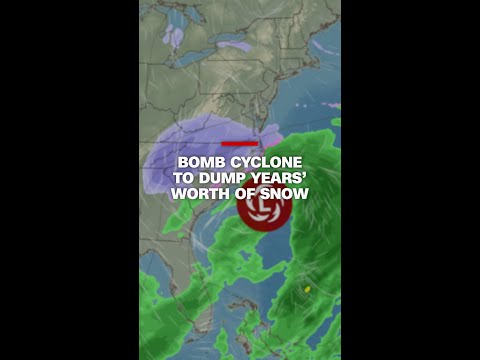 Bomb cyclone eyes East Coast