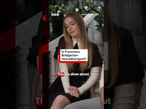 Bridgerton’s Hannah Dodd addresses Francesca’s autistic traits. #FrancescaBridgerton #BBCNews