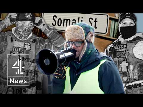 On the frontline with Somalis standing up to ICE in Minnesota