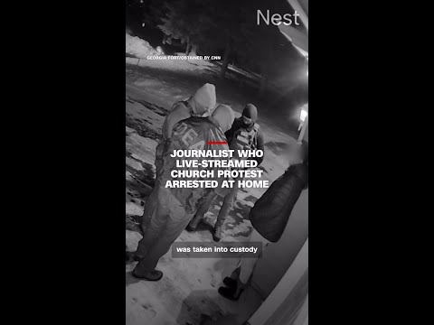 Journalist who live-streamed church protest arrested at home