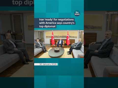 Iran ‘ready’ for negotiations with America says country’s top diplomat