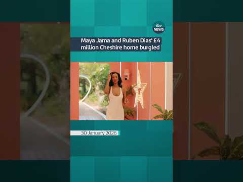 Maya Jama and Ruben Dias’ £4 million Cheshire home burgled