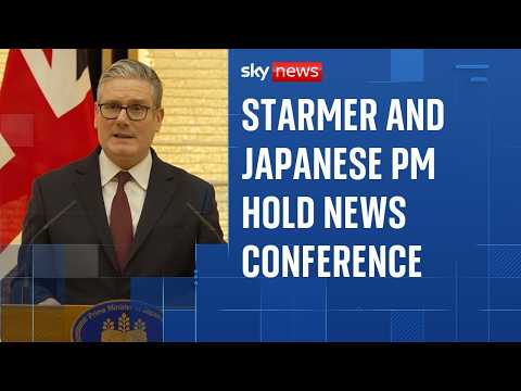 UK-Japan relationship is ‘stronger than it has been in decades’ says Keir Starmer