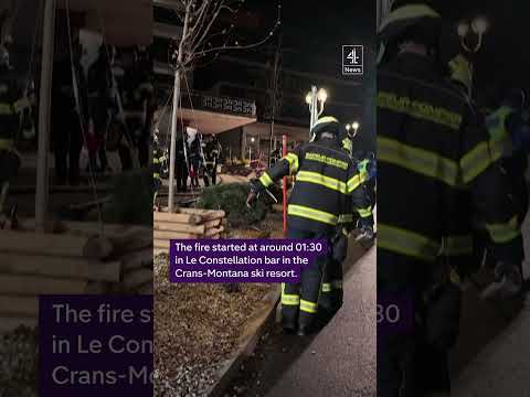 ‘Several dozen’ killed in Swiss ski resort fire