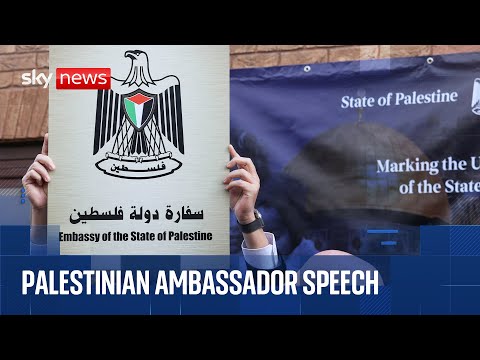 Inauguration ceremony for Palestine embassy in London