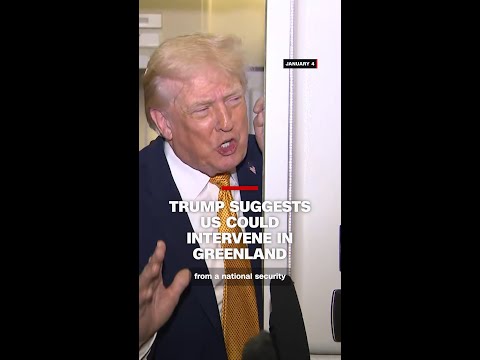 Trump suggests US could intervene in Greenland