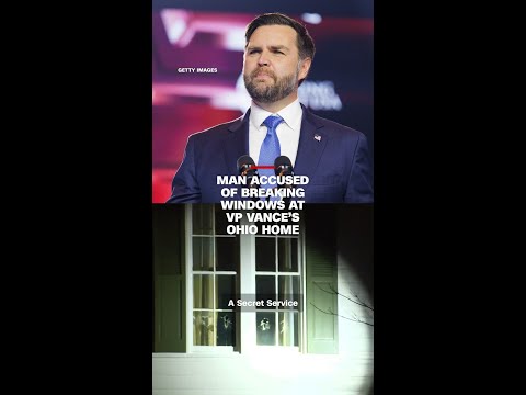 Man accused of breaking windows at VP Vance’s Ohio home