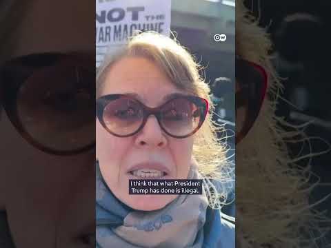 US protests against Venezuela action | DW News