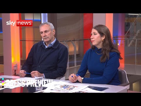 Sky News Press Preview | Monday 5 January 2026 | Kevin Maguire and Claire Ellicott
